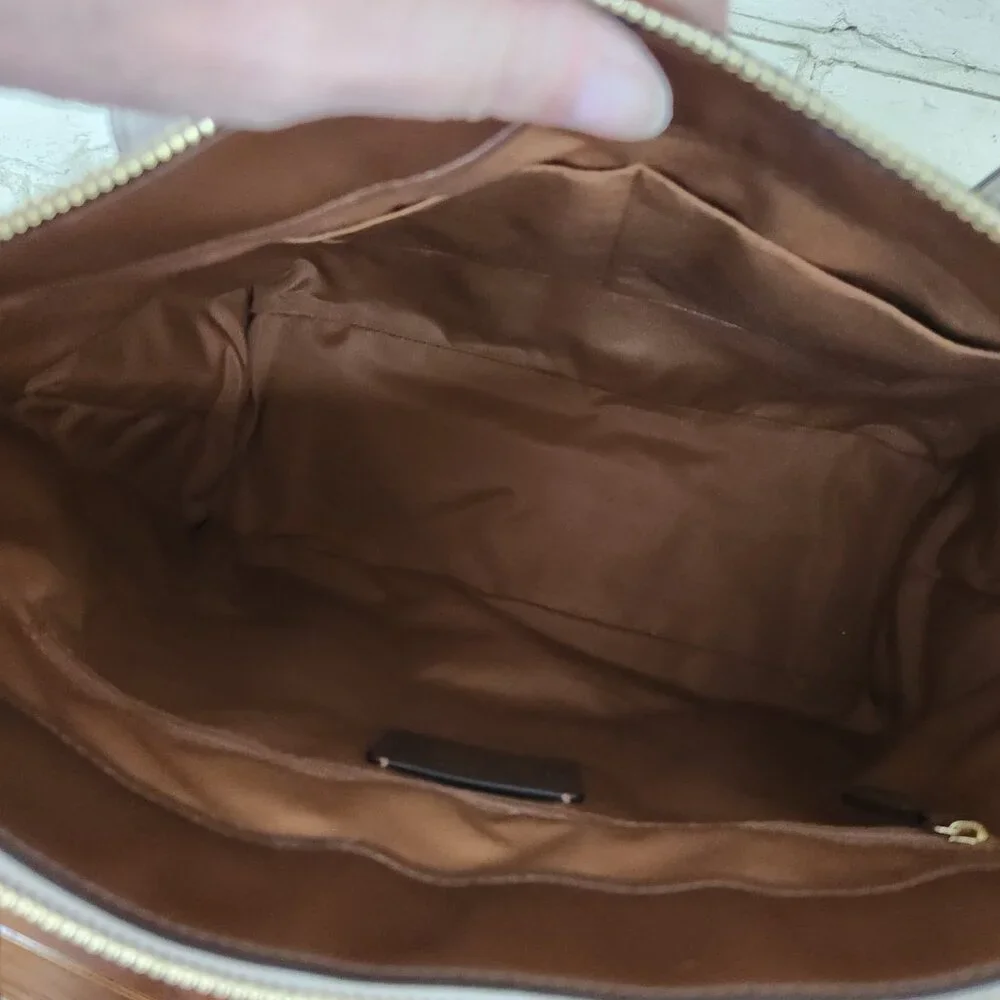 Coach Signature C's LT Khaki Shoulder Bag Purse